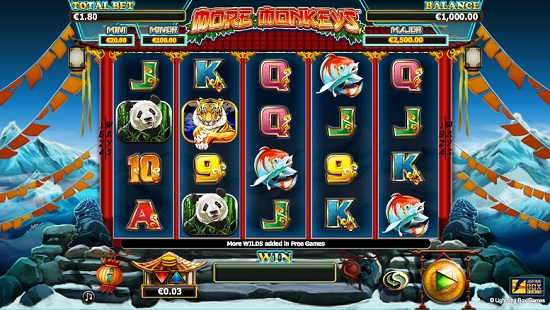 more monkeys slot screenshot big