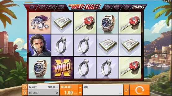 the wild chase slot screen big
