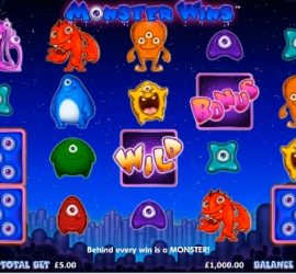 monster wins slot screenshot big