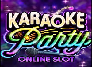 Karaoke party slot logo small