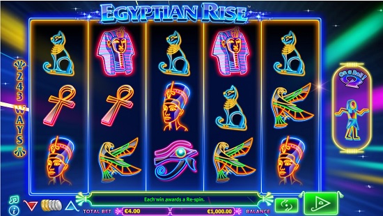 egyptian rise slot screenshot big