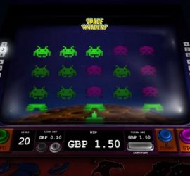 Space invaders slot screenshot big
